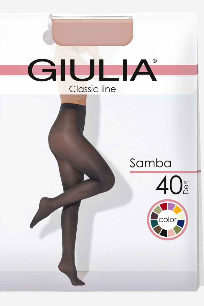 Колготки цветные из микрофибры Giulia Samba 40d | InSecret.ua