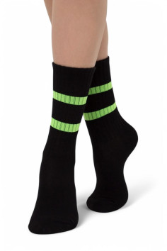 Шкарпетки бавовняні з неоновими смужками GIULIA WS3 SOFT NEON  — купити в InSecret.ua 2