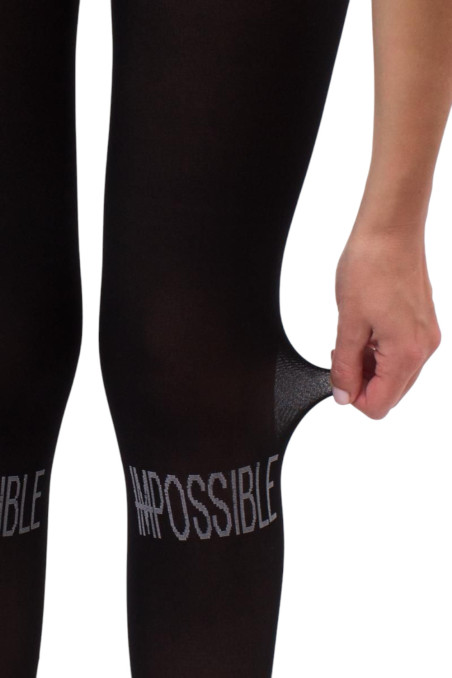 Колготки плотные с надписью ImPossible GIULIA Splash 70 model 5 | InSecret.ua