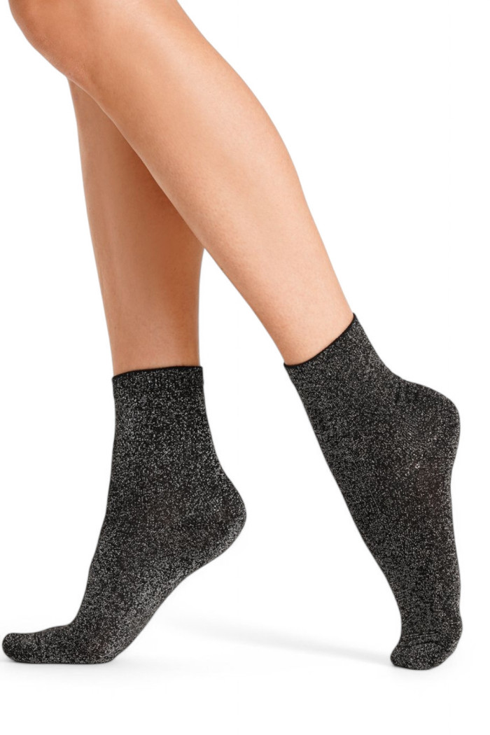 Шкарпетки блискучі бавовняні з люрексом GIULIA WS3 classic LUREX  — купити в InSecret.ua