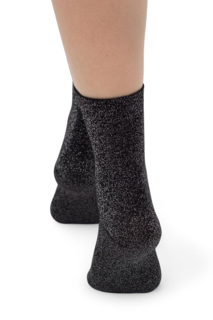 Шкарпетки блискучі бавовняні з люрексом GIULIA WS3 classic LUREX  — купити в InSecret.ua