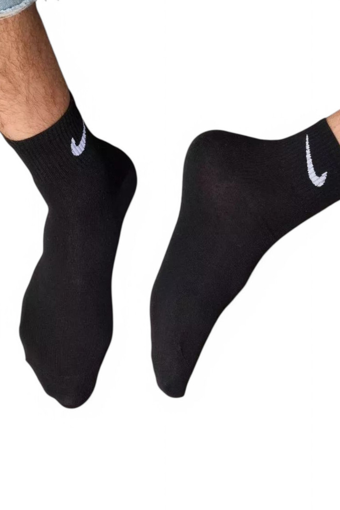 Шкарпетки середні бавовняні з логотипом Nike Sport Socks DA-032  — купити в InSecret.ua