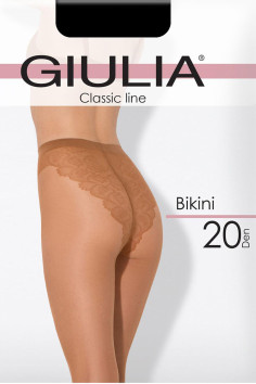 Колготки з ажурними трусиками GIULIA Bikini 20  — купити в InSecret.ua