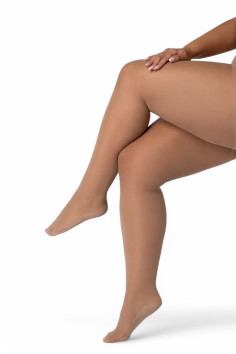 Колготки большого размера с уплотненной стопой Mona Victoria Reinforced 30d | InSecret.ua