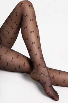 Колготки з принтом бантики Fiore Ribbon 20  — купити в InSecret.ua