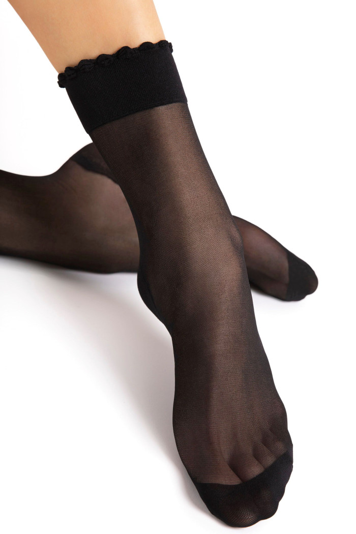 Носочки женские прозрачные с массажной стопой Fiore Pico Massage 20 | InSecret.ua