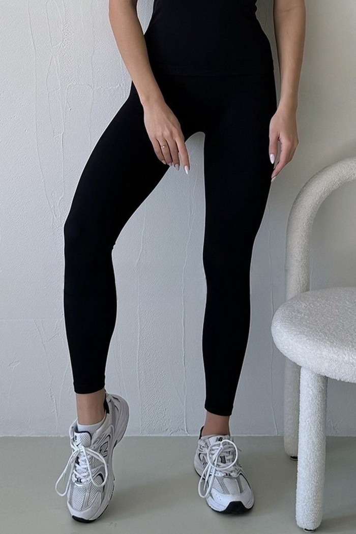 Легінси безшовні в дрібний рубчик InSecret Leggings Ribbed Light  — купити в InSecret.ua