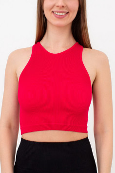 Топ-халтер в рубчик GIULIA Halter Top Rib  — купити в InSecret.ua 2