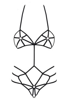 Боді-павутинка Obsessive Slave  — купити в InSecret.ua 2