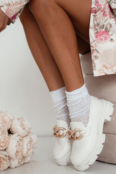 Носки хлопковые ажурные Milena 0989.005 | InSecret.ua