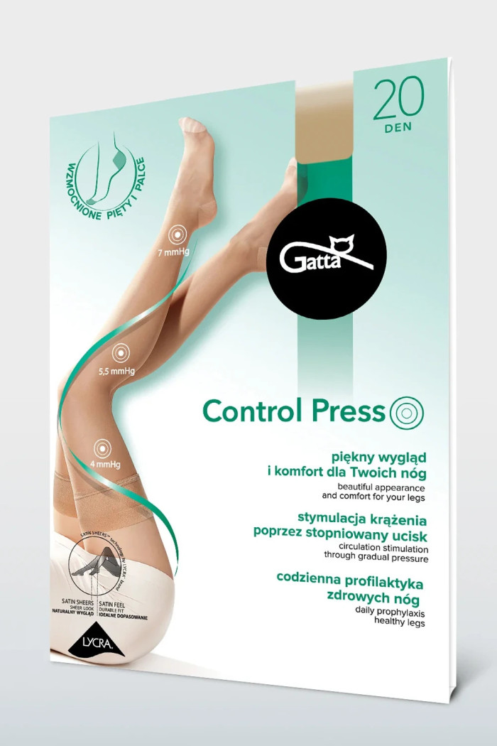 Гольфы с распределённым давлением GATTA Control Press 20den | InSecret.ua