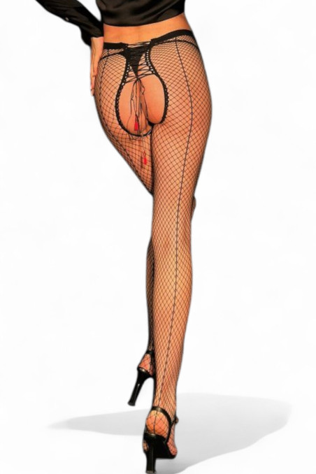 Колготки в сетку с вырезом Marilyn RAJSTOPY H02 | InSecret.ua