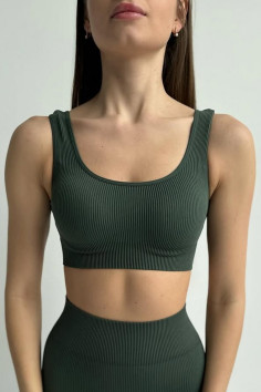 Топ в рубчик на широких бретелях InSecret Top Basic Ribbed  — купити в InSecret.ua