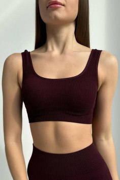 Топ в рубчик на широких бретелях InSecret Top Basic Ribbed  — купити в InSecret.ua