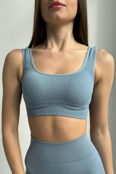 Топ в рубчик на широких бретелях InSecret Top Basic Ribbed  — купити в InSecret.ua