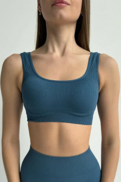 Топ в рубчик на широких бретелях InSecret Top Basic Ribbed  — купити в InSecret.ua