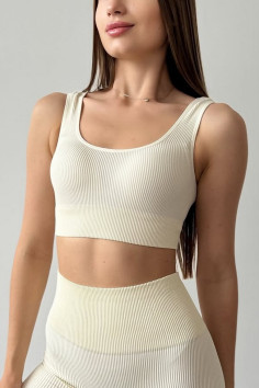 Топ в рубчик на широких бретелях InSecret Top Basic Ribbed  — купити в InSecret.ua