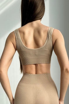 Топ в рубчик на широких бретелях InSecret Top Basic Ribbed  — купити в InSecret.ua 2
