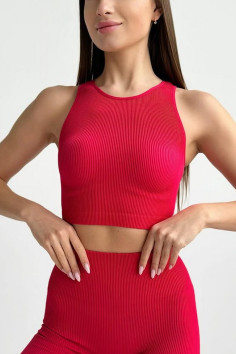 Топ-халтер бесшовный в рубчик InSecret Top RIBBED | InSecret.ua