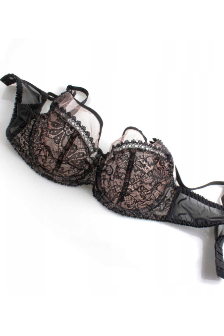 Бюстгальтер з м'якою чашкою Ava 1396 Crystal Black  — купити в InSecret.ua