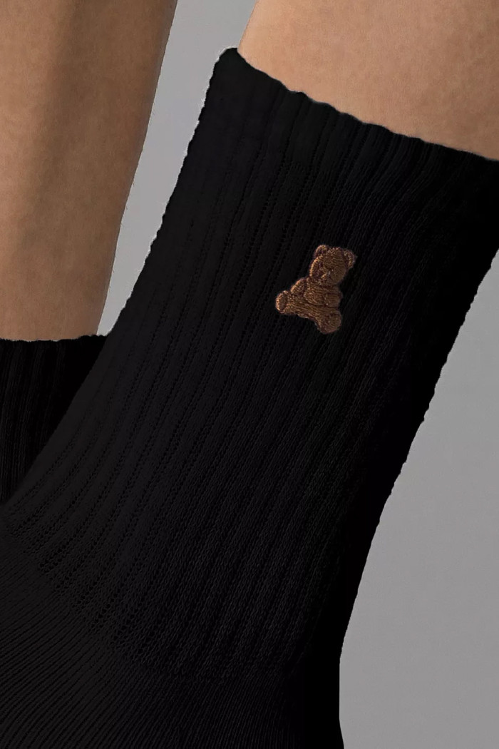 Носки хлопковые высокие с Ведмежонком Atlantic MC-006 | InSecret.ua