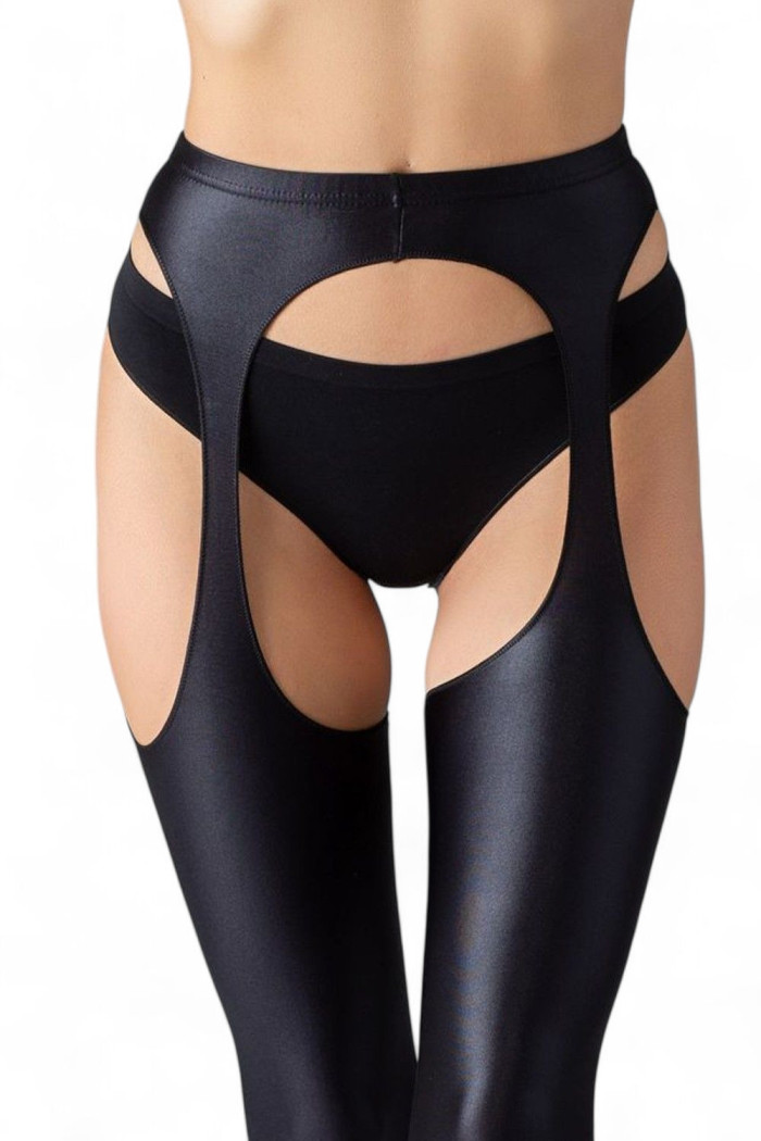 Панчохи глянцеві з поясом Gatta Casandra  — купити в InSecret.ua