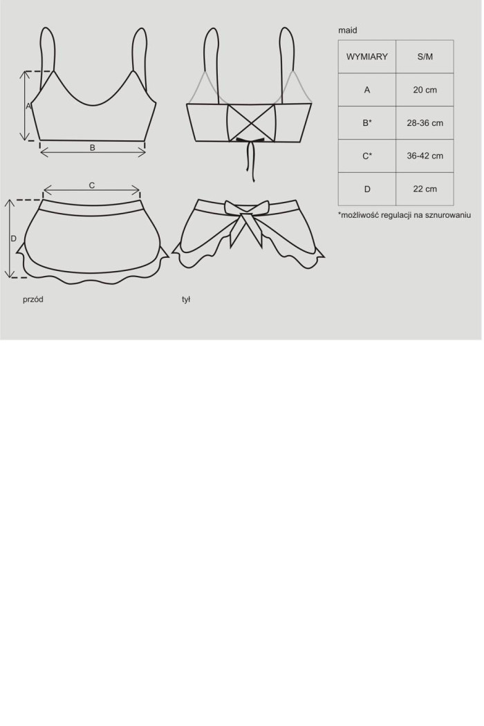 Ігровий костюм покоївки Obsessive Maid