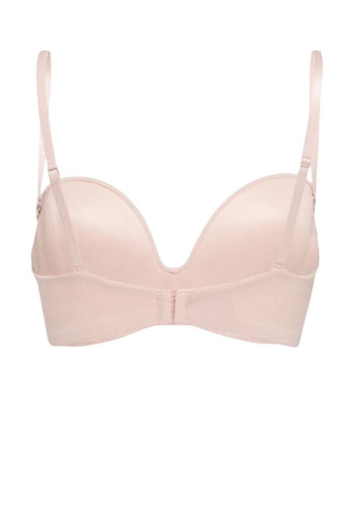 Бюстгальтер гладкий с глубоким декольте без бретелей Luna L1523A Caramela | InSecret.ua