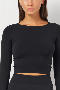 Топ бесшовный с длинными рукавами Giulia CROP TOP | InSecret.ua 2