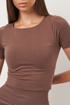 Топ бесшовный с короткими рукавами Giulia Crop T-Shirt | InSecret.ua