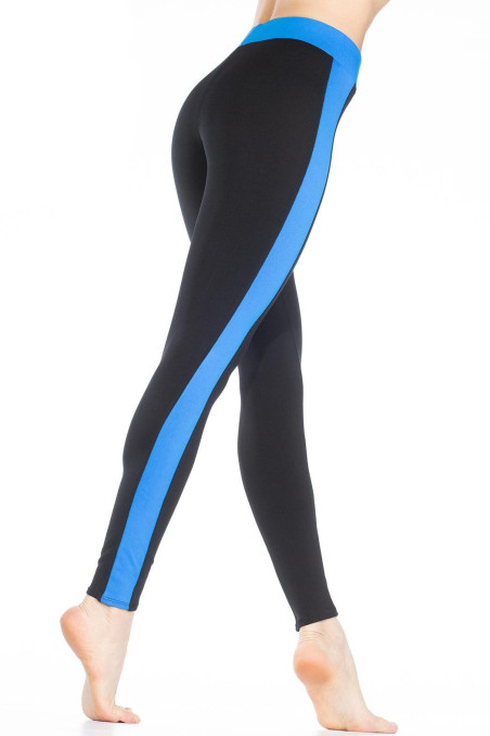 Леггинсы спортивные с зелеными вставками GIULIA LEGGINGS SPORT | InSecret.ua