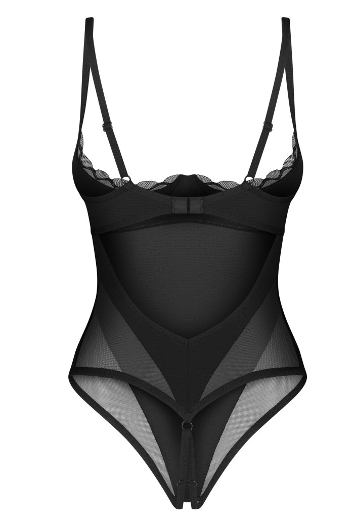 Боди женское открытое с вырезами Obsessive Stelisa | InSecret.ua