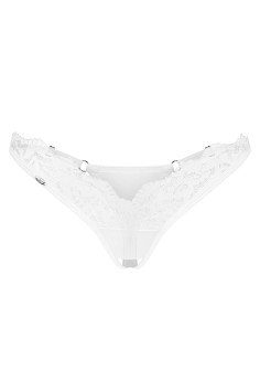 Трусики с открытым доступом Obsessive Arrowel White | InSecret.ua 2