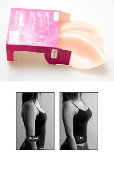 Силиконовые вкладыши Maxi Push Up приподнимающие и увеличивающие грудь Julimex WS-14 | InSecret.ua 2