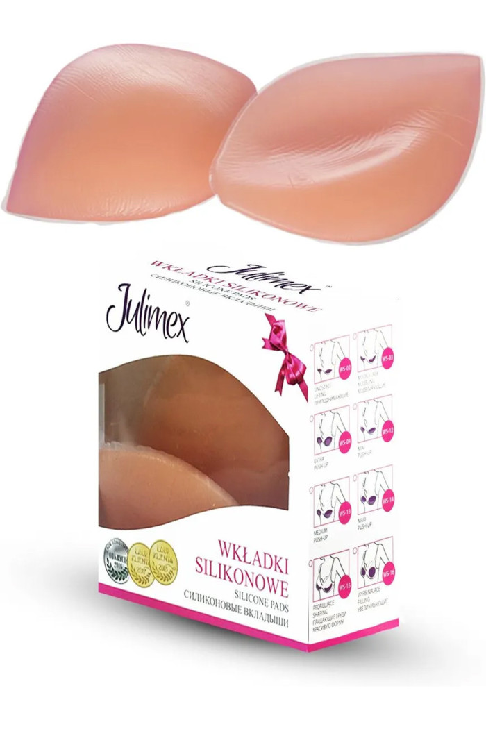 Силиконовые вкладыши Maxi Push Up приподнимающие и увеличивающие грудь Julimex WS-14 | InSecret.ua