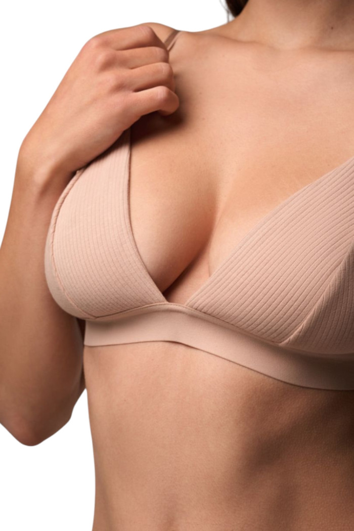 Бюстгальтер-топ бавовняний трикутної форми Luna L1530A Selena  — купити в InSecret.ua