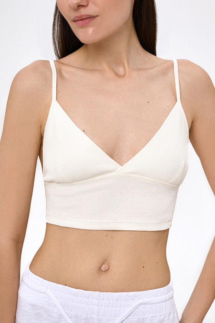 Топ хлопковый треугольной формы Luna L041r Velia | InSecret.ua