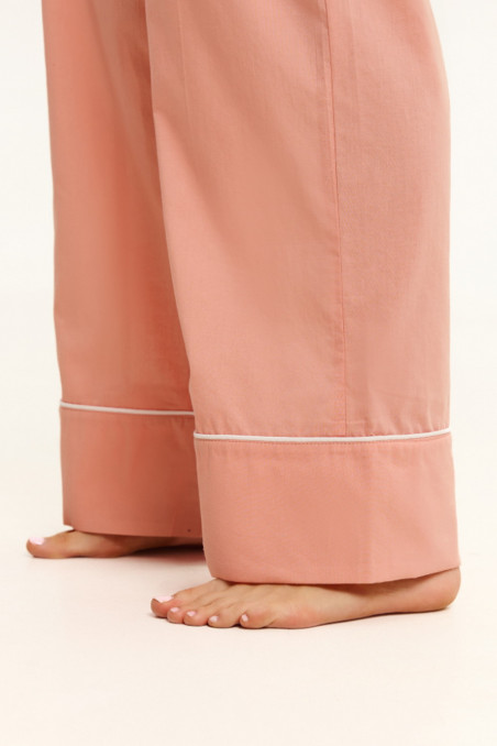 Комплект жіночий піжамний із батиста з кантом Luna LP-038 Elio  — купити в InSecret.ua