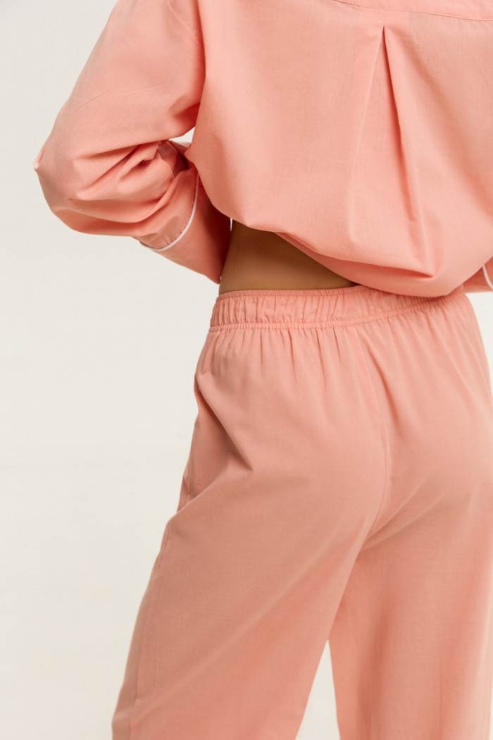 Комплект женский пижамный из батиста с кантом Luna LP-038 Elio | InSecret.ua