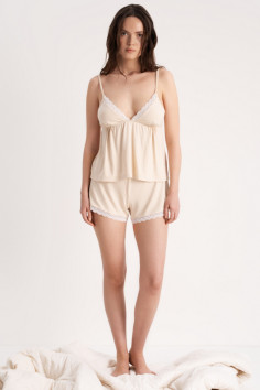 Піжама жіноча- топ з шортиками Luna LP-044 Mono  — купити в InSecret.ua 2