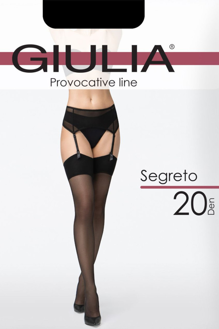 Чулки под пояс GIULIA Segreto 20 den | InSecret.ua