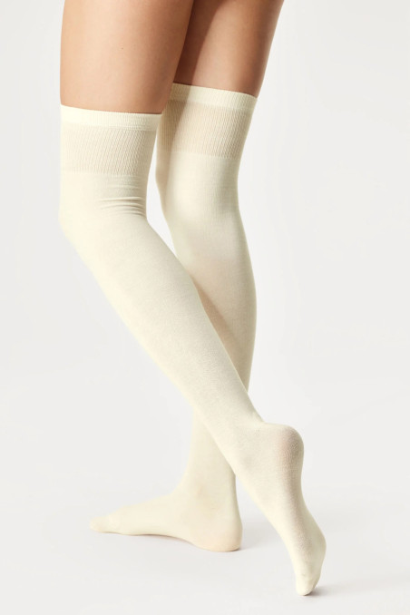 Високі гольфи-Заколінки бавовняні Milena 0293.001 Classic cotton  — купити в InSecret.ua