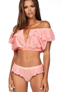 Комплект с прозрачным топом и трусиками Excellent Beauty L-165 | InSecret.ua 2