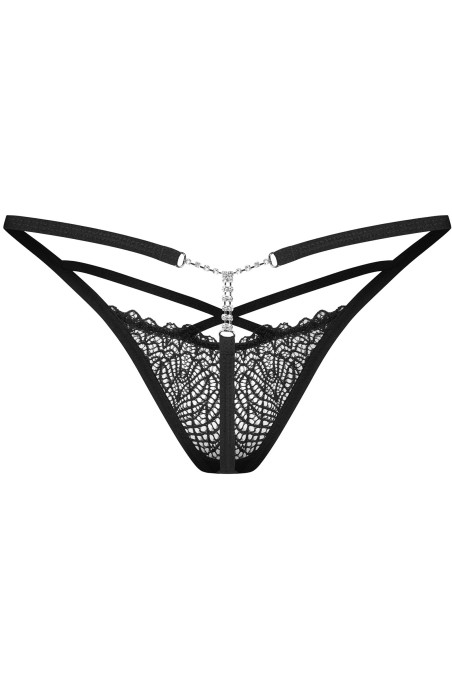 Трусики-стрінги мереживні Obsessive Iliosa  — купити в InSecret.ua