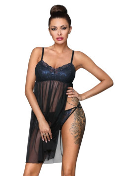 Пеньюар напівпрозорий вільного крою Excellent Beauty D-338  — купити в InSecret.ua