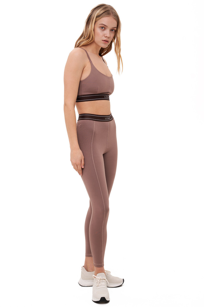 Легинсы женские спортивные с брендированой резинкой Luna LS014b Lama | InSecret.ua