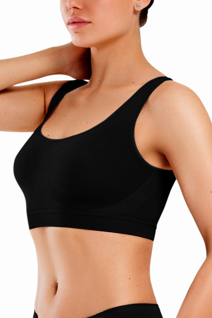 Топ-бюстгальтер безшовний на широких бретелях Giulia Tank Top Shine Edge  — купити в InSecret.ua
