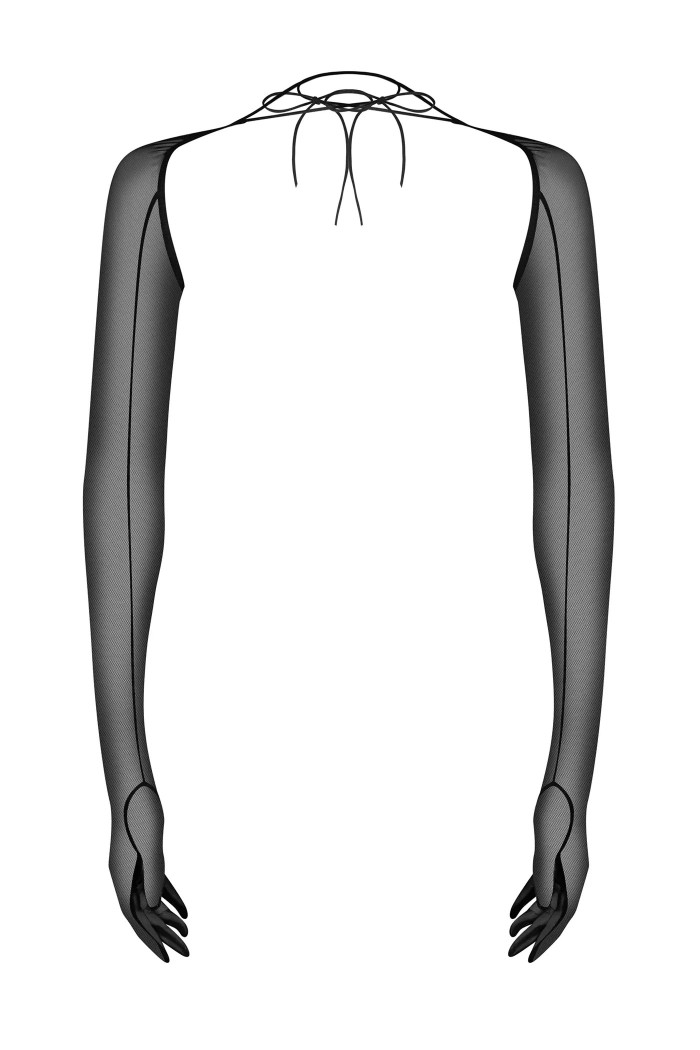 Рукавички-сіточка довгі Obsessive Euphori  — купити в InSecret.ua