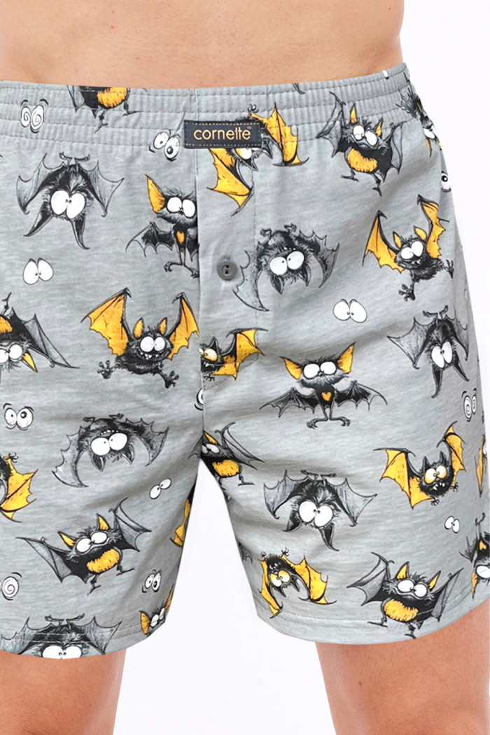 Трусы-боксеры большого размера с принтом Летучьи мыши Cornette Classic 011/182 | InSecret.ua