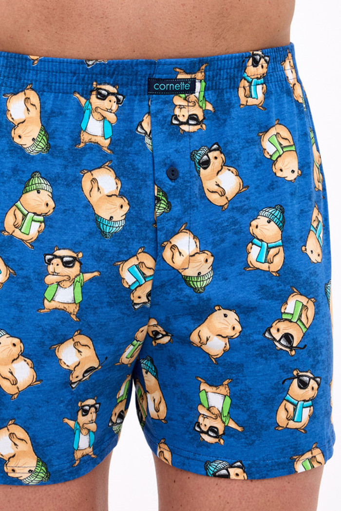 Труси-боксери великого розміру з принтом Хом'яки Cornette Classic 011/178  — купити в InSecret.ua